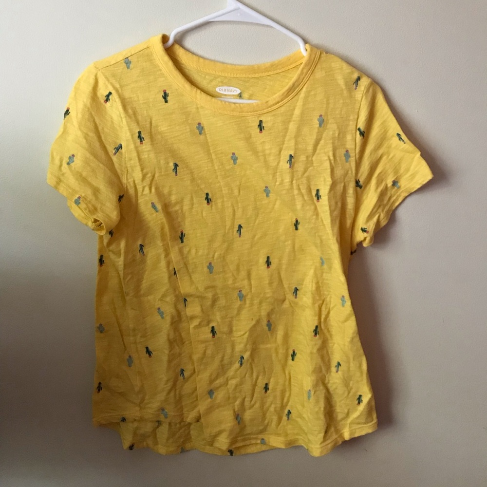 yellow cactus tshirt